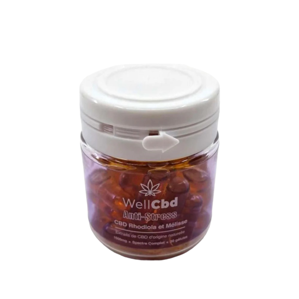 Gélule CBD anti-stress WELL CBD