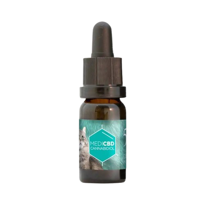 Huile CBD 5% full spectrum chat MEDICBD