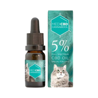 Huile CBD 5% full spectrum chat MEDICBD