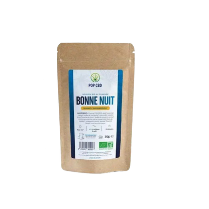 Tisane CBD bio bonne nuit - vrac POP CBD