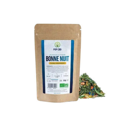 Tisane CBD bio bonne nuit - vrac POP CBD